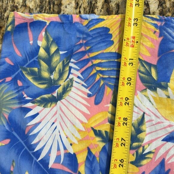 Lost In Paradise Tropical Print Sleeveless Short Dress One Size - Picture 6 of 6